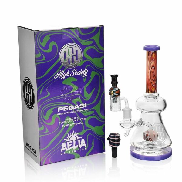 Buy High Society Pegasi Premium Wig Wag Bong in australia