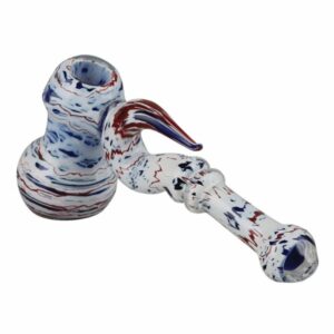 Buy Glass Fancy Hammer Bubbler | 8 Inch in australia