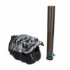 Buy Skull Pirate Gas Mask Pipe with Straight Tube | Silver in australia