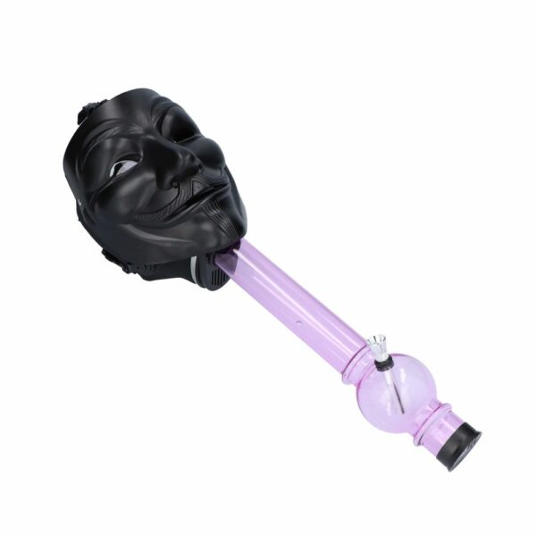 Buy Anonymous Gas Mask Bong with Acrylic Bubble Tube | Black in australia