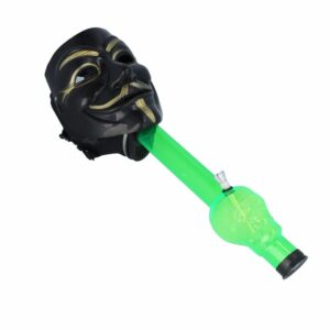 Buy Anonymous Gas Mask Bong with Skull Tube | Black Gold in australia