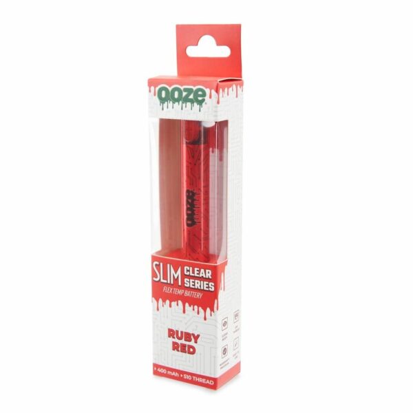 Buy Ooze Slim Clear Series Transparent 510 Vape Battery in australia