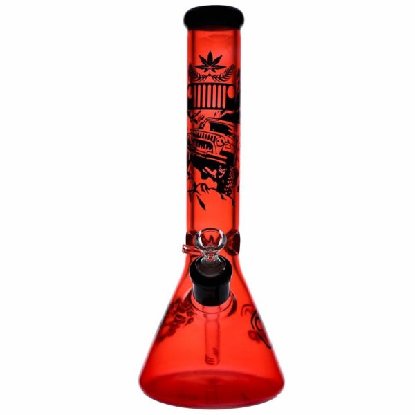 Buy Colored Glass Beaker Base Ice Bong in australia