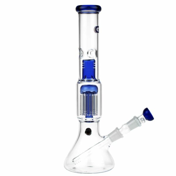 Buy Grace Glass 8-arm Tree Perc Beaker Base Glass Ice Bong | Blue in australia