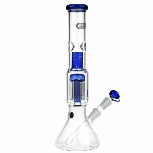 Buy Grace Glass 8-arm Tree Perc Beaker Base Glass Ice Bong | Blue in australia
