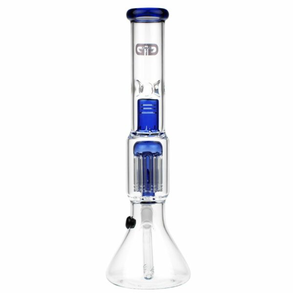 Buy Grace Glass 8-arm Tree Perc Beaker Base Glass Ice Bong | Blue in australia