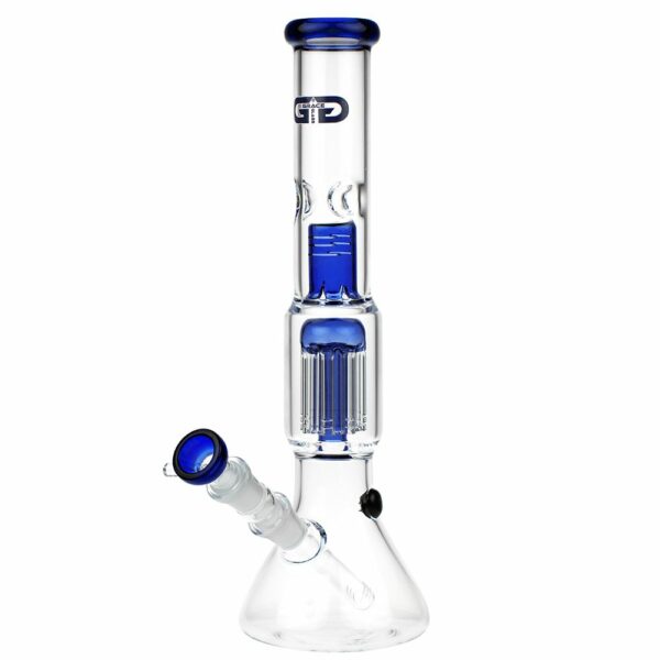 Buy Grace Glass 8-arm Tree Perc Beaker Base Glass Ice Bong | Blue in australia