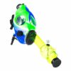 Buy Silicone Gas Mask Bong with Colored Skull Tube in australia