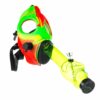 Buy Silicone Gas Mask Bong with Colored Skull Tube in australia