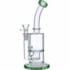 Buy Glass Bubbler with Drop Bucket honeycomb Perc | Green in australia