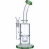 Buy Glass Bubbler with Drop Bucket honeycomb Perc | Green in australia