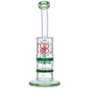Buy Glasscity Honeycomb Bubbler with Double Disc Perc in australia