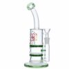 Buy Glasscity Honeycomb Bubbler with Double Disc Perc in australia