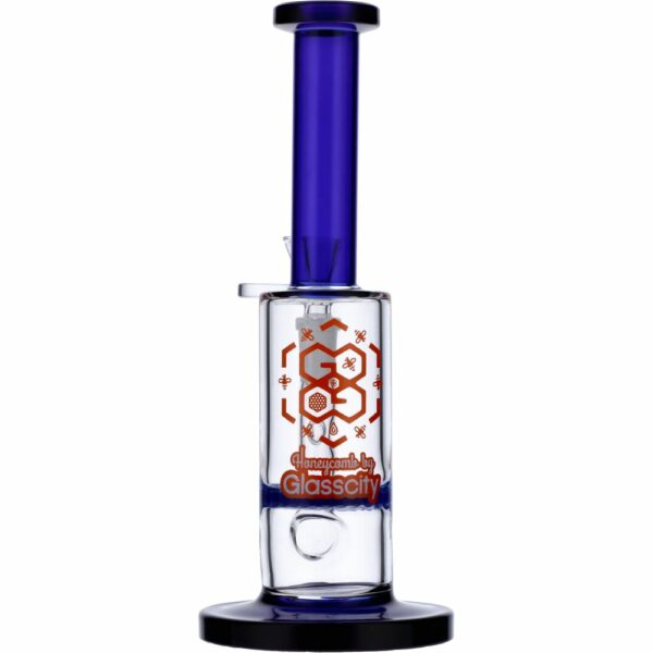 Buy Straight Tube Colored Glass Bong in australia