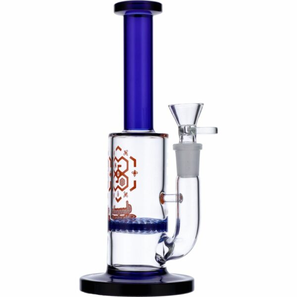 Buy Straight Tube Colored Glass Bong in australia