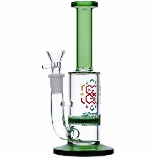 Buy Straight Tube Colored Glass Bong in australia