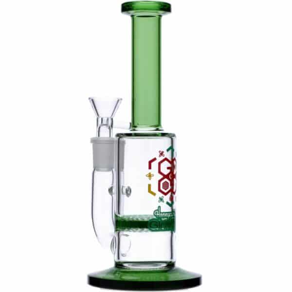 Buy Straight Tube Colored Glass Bong in australia