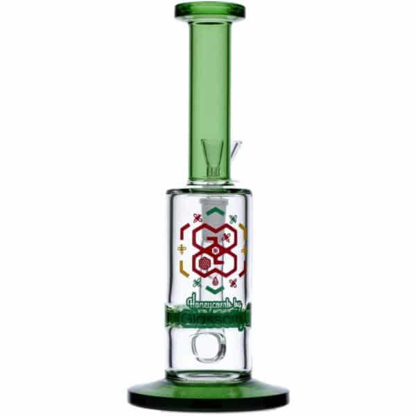 Buy Straight Tube Colored Glass Bong in australia