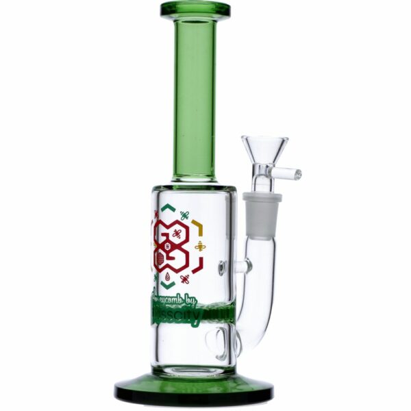 Buy Straight Tube Colored Glass Bong in australia