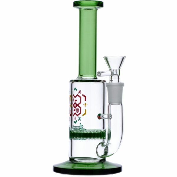 Buy Straight Tube Colored Glass Bong in australia