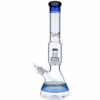 Buy Beaker Base Ice Bong with Drum Perc | 15.7 Inch in australia