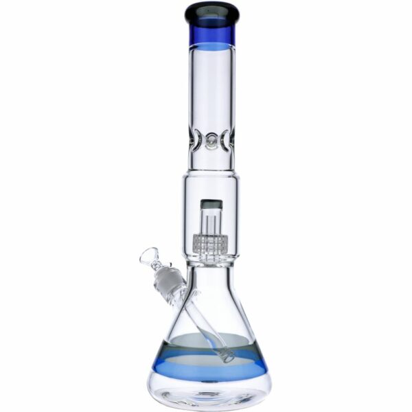 Buy Beaker Base Ice Bong with Drum Perc | 15.7 Inch in australia