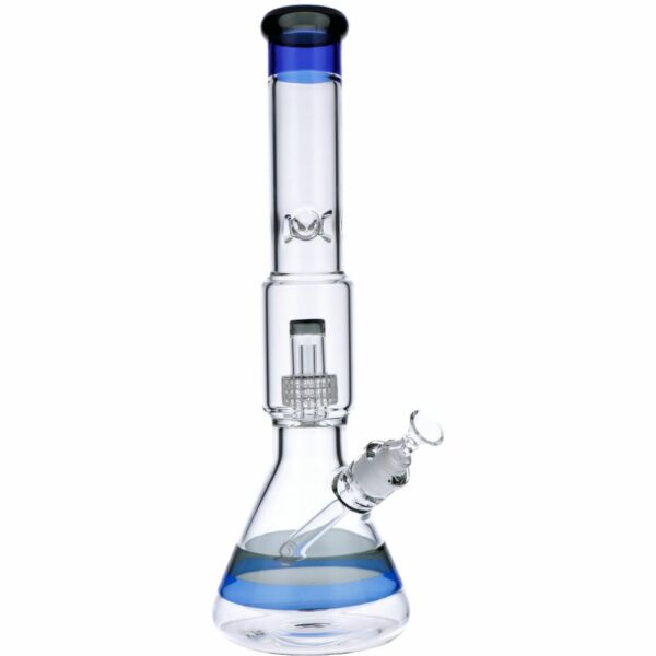 Buy Beaker Base Ice Bong with Drum Perc | 15.7 Inch in australia