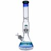 Buy Beaker Base Ice Bong with Drum Perc | 15.7 Inch in australia