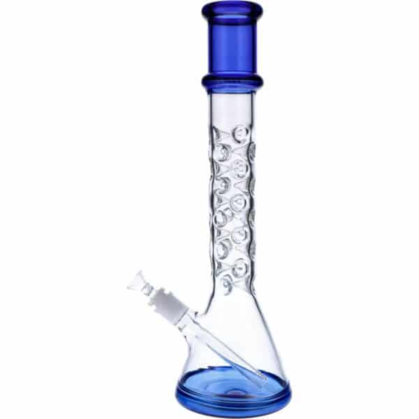 Buy Beaker Base Bong with Textured Neck | 16.5 Inch in australia