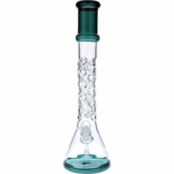 Buy Beaker Base Bong with Textured Neck | 16.5 Inch in australia