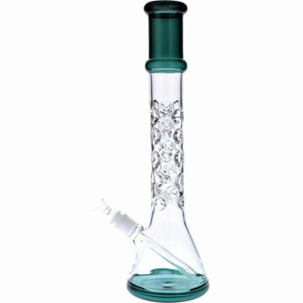 Buy Beaker Base Bong with Textured Neck | 16.5 Inch in australia