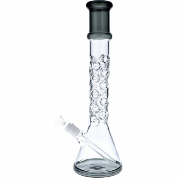 Buy Beaker Base Bong with Textured Neck | 16.5 Inch in australia