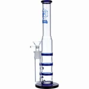 Buy Glasscity Straight Glass Bong with Triple Honeycomb Disc Perc in australia