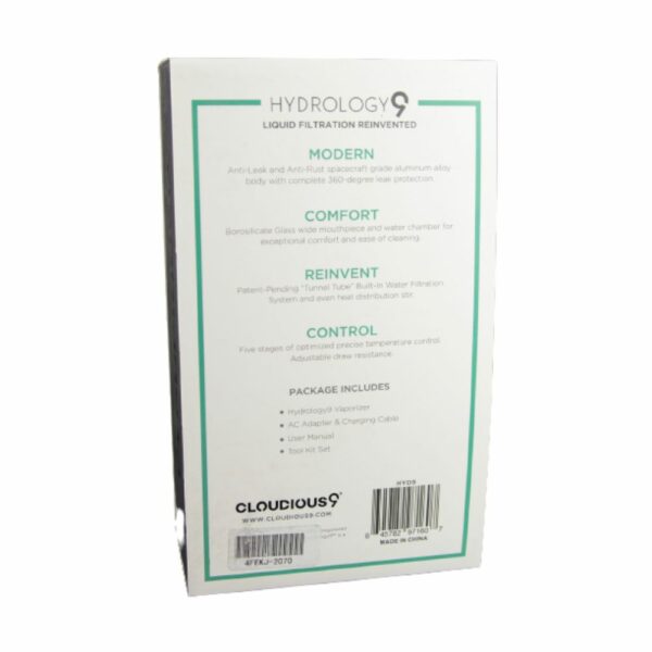 Buy Cloudious 9 Hydrology9 Original Liquid Filtration Dry Herb Vaporizer in australia