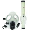 Buy Gas Mask Bong with Acrylic Skull Tube | Glow in the Dark in australia