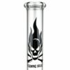 Buy Black Leaf Clear Flaming Skull Percolator Bong in australia
