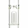 Buy Black Leaf Clear Flaming Skull Percolator Bong in australia