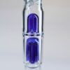 Buy Black Leaf - Dome Perc and 6-arm Perc Glass Ice Bong - Blue and Black in australia