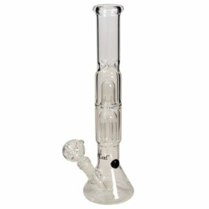 Buy Black Leaf - ELITE Beaker Base 6-arm Perc Bong - Carb Hole in australia