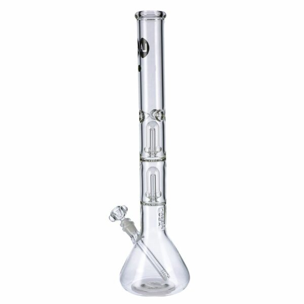 Buy LA Pipes Beaker Ice Bong with Double Showerhead Percolator | 20 Inch in australia