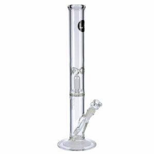 Buy LA Pipes Straight Ice Bong with Showerhead Percolator in australia