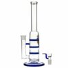 Buy Black Leaf Glass Bong with Triple HoneyComb Disc Perc | 32cm in australia