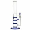 Buy Black Leaf Glass Bong with Triple HoneyComb Disc Perc | 32cm in australia
