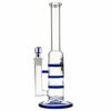 Buy Black Leaf Glass Bong with Triple HoneyComb Disc Perc | 32cm in australia