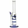 Buy Black Leaf Glass Bong with Triple HoneyComb Disc Perc | 32cm in australia