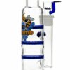 Buy Black Leaf Glass Bong with Triple HoneyComb Disc Perc | 32cm in australia