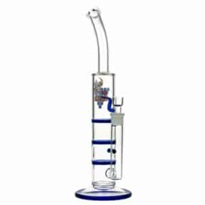 Buy Black Leaf Glass Bong with Triple HoneyComb Disc Perc | 42.5cm in australia