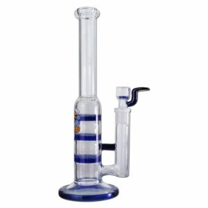 Buy Black Leaf - Glass Bong with Triple HoneyComb Disc Perc - 25.5cm in australia