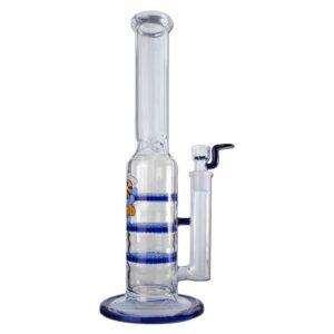 Buy Black Leaf - Glass Ice Bong with Triple HoneyComb Disc Perc - 38cm in australia