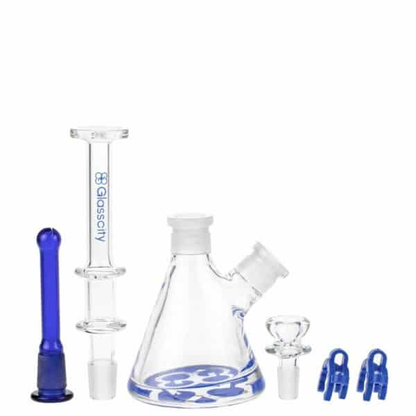 Buy Glasscity Beaker Base Mini Bong | 10 Inch in australia